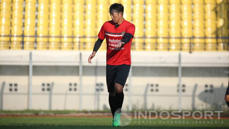 Pemain asal Korea Selatan, Ahn Byung Keon turut merasa bahagia saat mengetahui bahwa Bali United dipastikan menjadi juara Liga 1 2019. - INDOSPORT